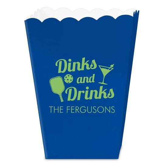Fun Dinks and Drinks Mini Popcorn Boxes